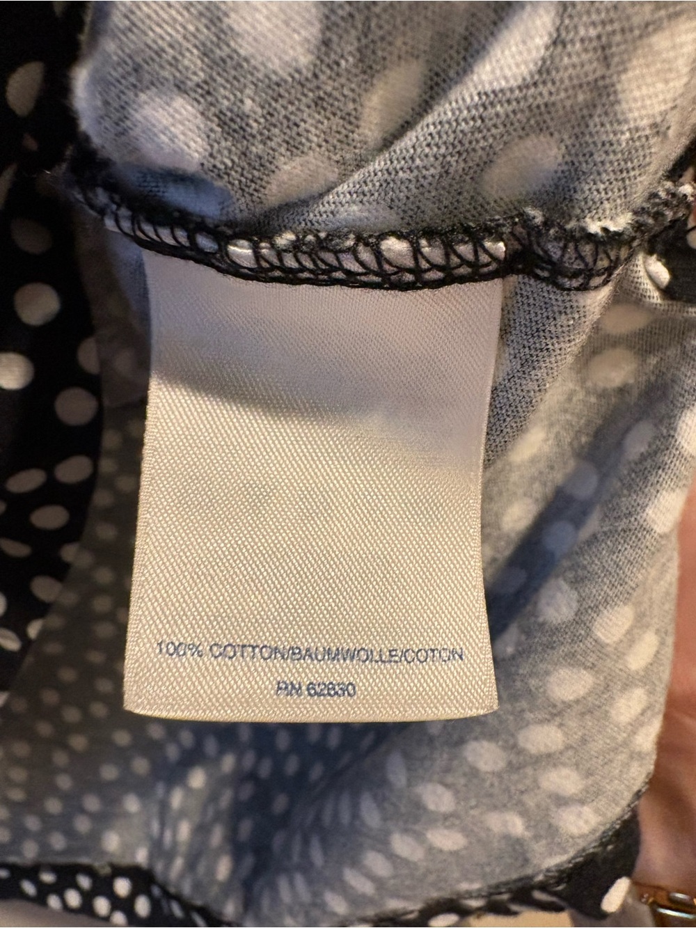 Lands' End Polka Dot Sleeveless Shift Dress with Pockets - Picture 3 of 6